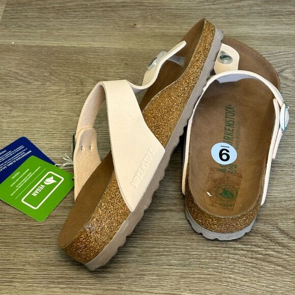 Birkenstock Gizeh Vegan Birko-Flor Birkibuc in Light Rose Pink - Picture 14 of 14